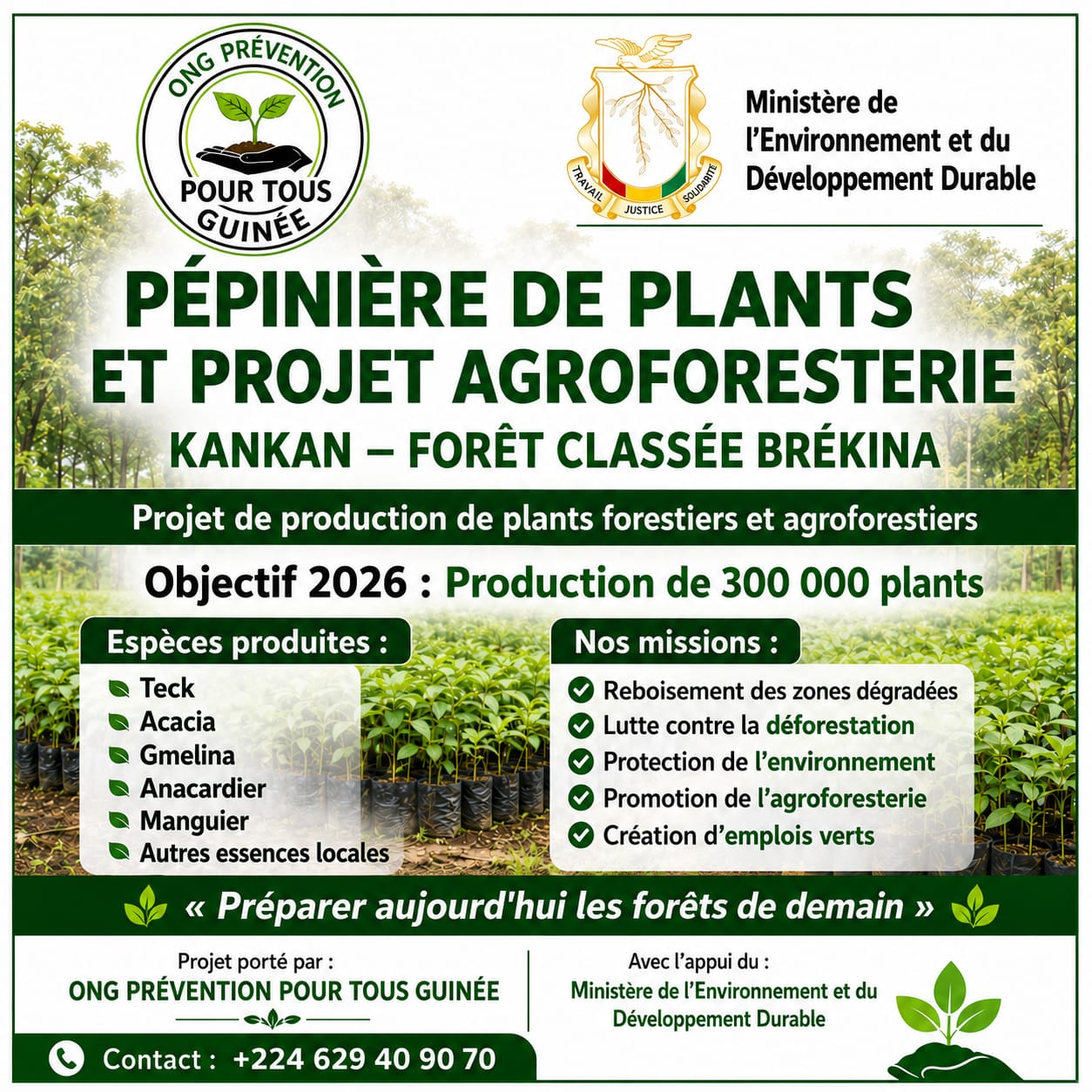 Bannière protection de l'environnement